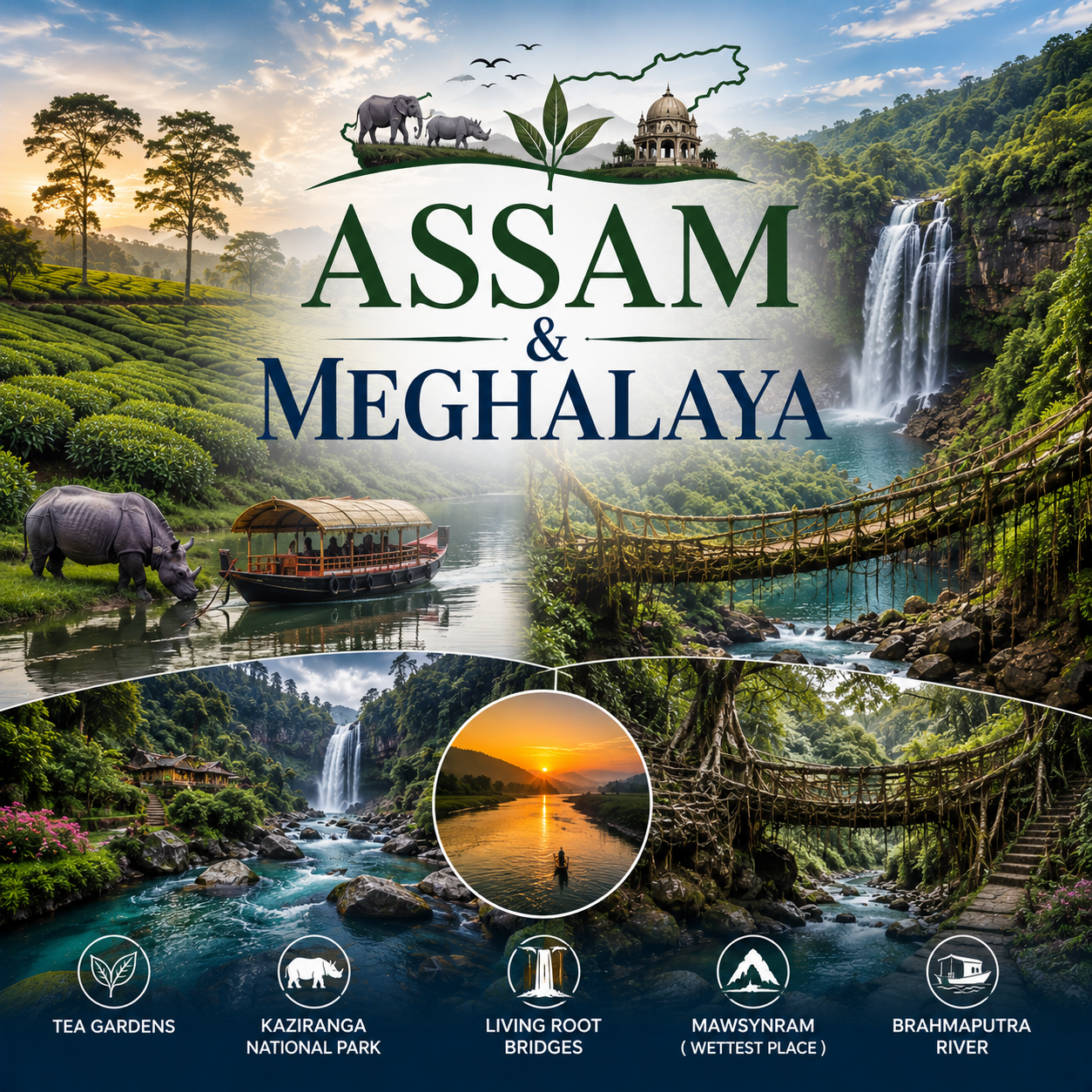 Assam & Meghalaya